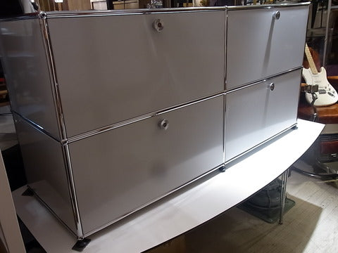 ～スイスが生んだカリスマ的なキャビネット～USM（スイス) Haller System/ハラーシステム「2列2段キャビネット」【買取と販売とレンタルのお店】