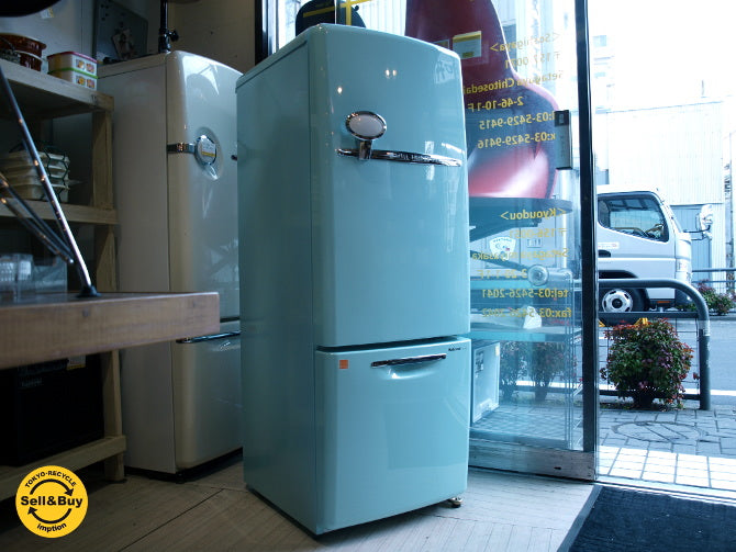 ウィル フリッジ ミニ WiLL FRIDGE mini  希少ターコイズカラー  ～ デザインの良さとオシャレなカラーがGood  【 買取と販売とレンタルのお店 】