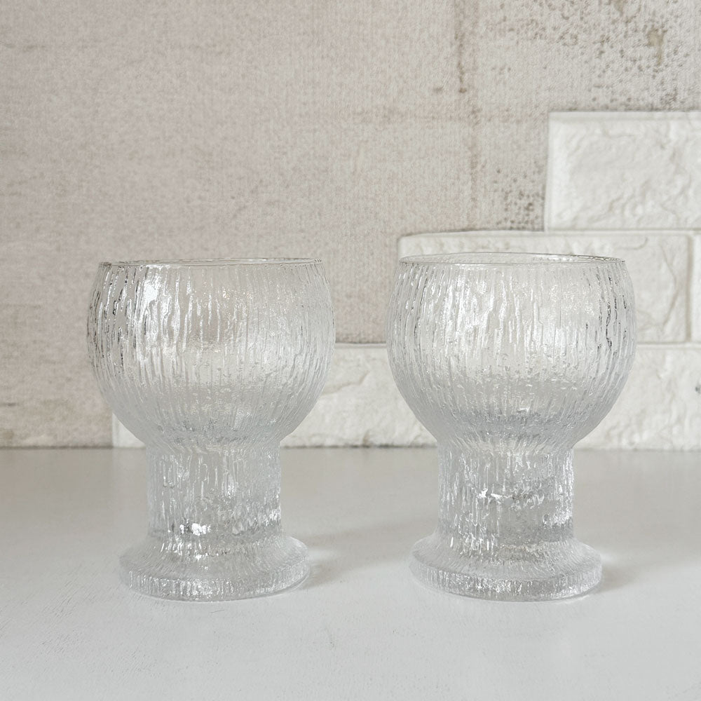 【経堂店】イッタラ iittala ケッケリト Kekkerit ビアグラス H14cm ティモ・サルパネヴァ ビンテージ ペア 北欧食器 計2セット 買取させていただきました。