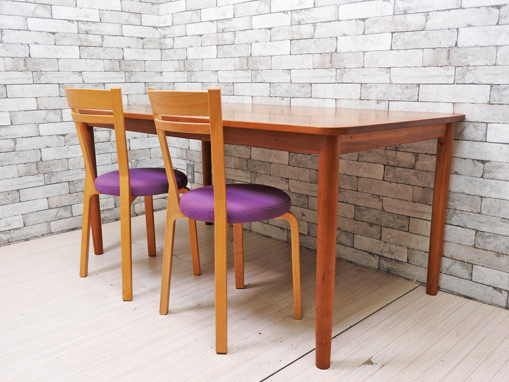 エヌディスタイル NDstyle. カナーレ canale ダイニングテーブル チェリー材 W150cm 野田産業 定価:\130,020- ●  中古品 買い取りしました。