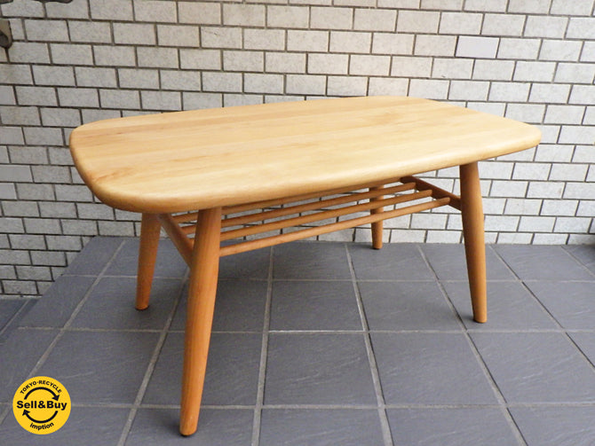 モモナチュラル Momo Natural コモ COMO ローテーブル アルダー 無垢材×オイルフィニッシュ ナチュラル ～使い手に寄り添う優しい家具～ 【 買取と販売とレンタルのお店 】