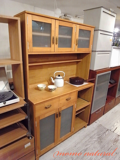 使い勝手の良さとデザイン性の融合～モモナチュラル　"LAND" キッチンボード【買取＆販売＆レンタル】