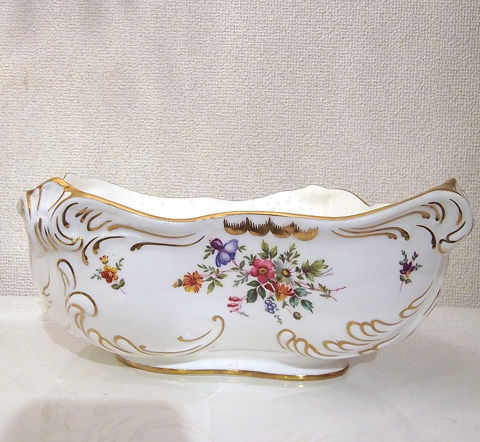 イギリス伝統の陶器メーカー～Minton MARLOW/マーロウ Large Bowl ボウルorベース 30cm