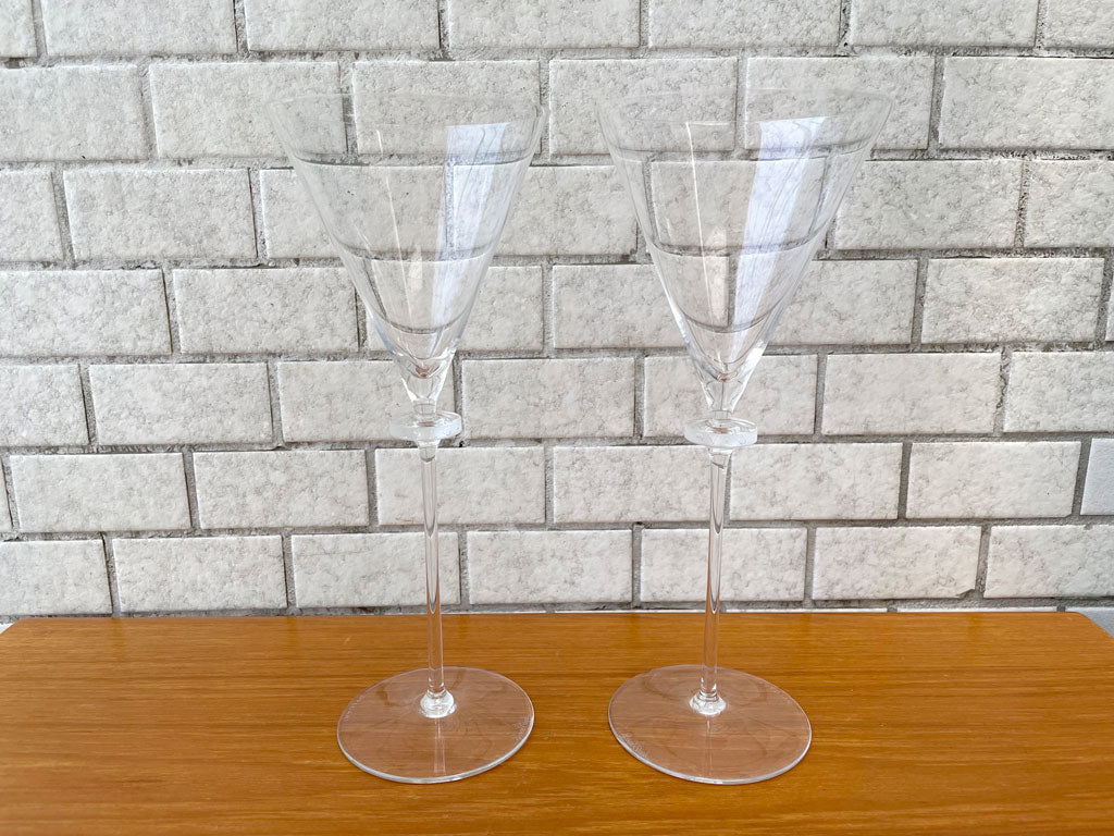 ローゼンタール Rosenthal ブルガリ BVLGARI シャンパングラス ワイングラス クリスタルガラス 高さ26cm コラボレーションアイテム 中古品 買い取りしました。