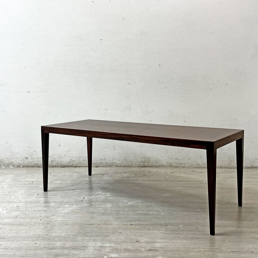 【祖師ヶ谷大蔵店】ハスレヴ HASLEV コーヒーテーブル ローズウッド W126cm セヴェリン・ハンセン Severin Hansen ローズウッド材 北欧ビンテージ 買取させていただきました。