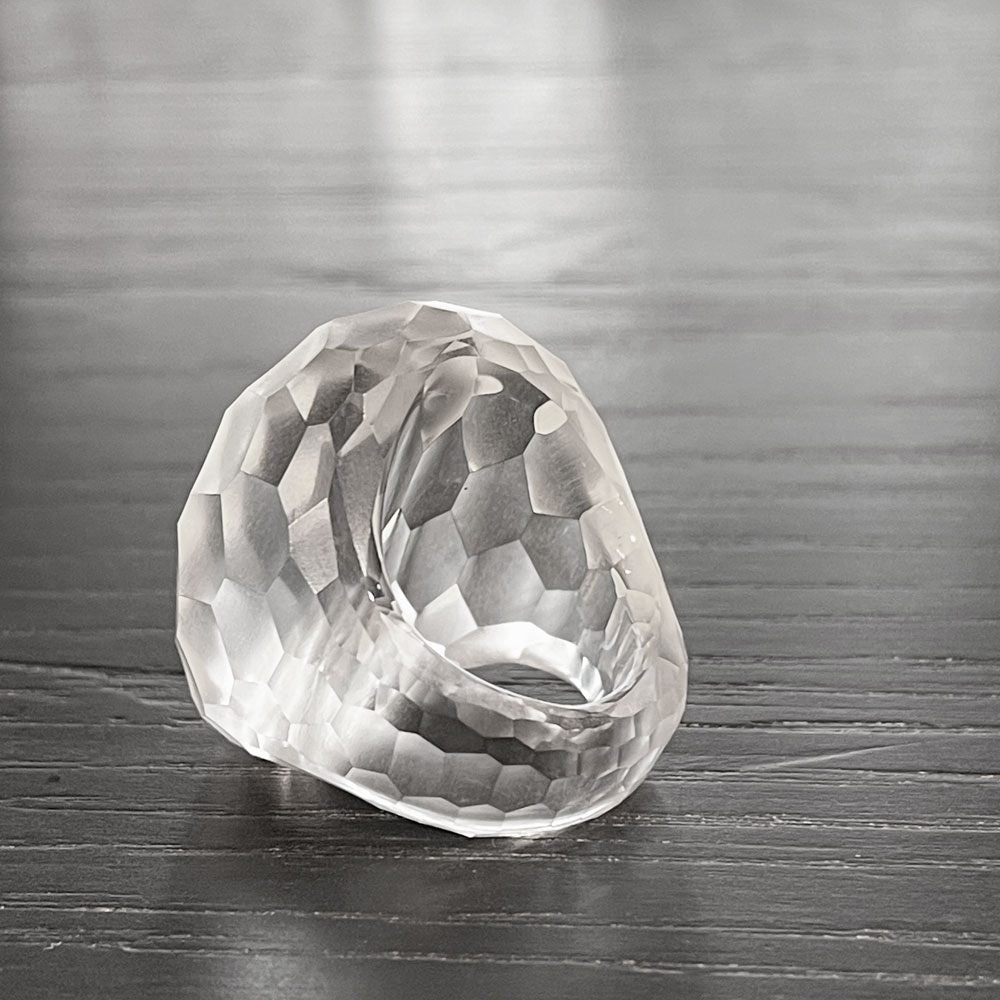 【自由が丘店】シリシリ SIRISIRI キリコ リング KIRIKO Ring 13号 切子 ガラス 岡本菜穂 Naho Okamoto ジュエリー アクセサリー 東京 買取させていただきました。