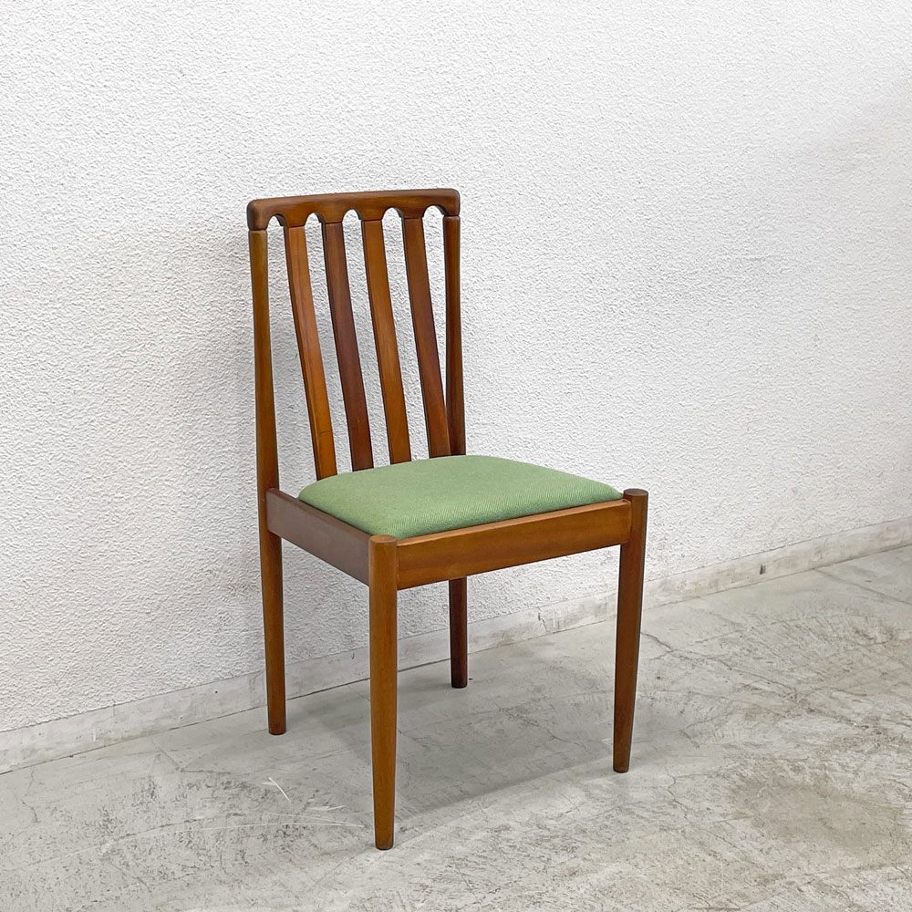 【登戸BASE EC店】メレデュー MEREDEW チーク材 ダイニングチェア ファブリック UKビンテージ 買取させていただきました。