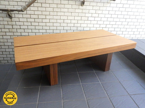 moda en casa モーダ・エン・カーサ cafe 125 coffee table リビングテーブル  ～ ウォールナットの落ち着いた木目が大人の空間を演出。【買取と販売とレンタルのお店】