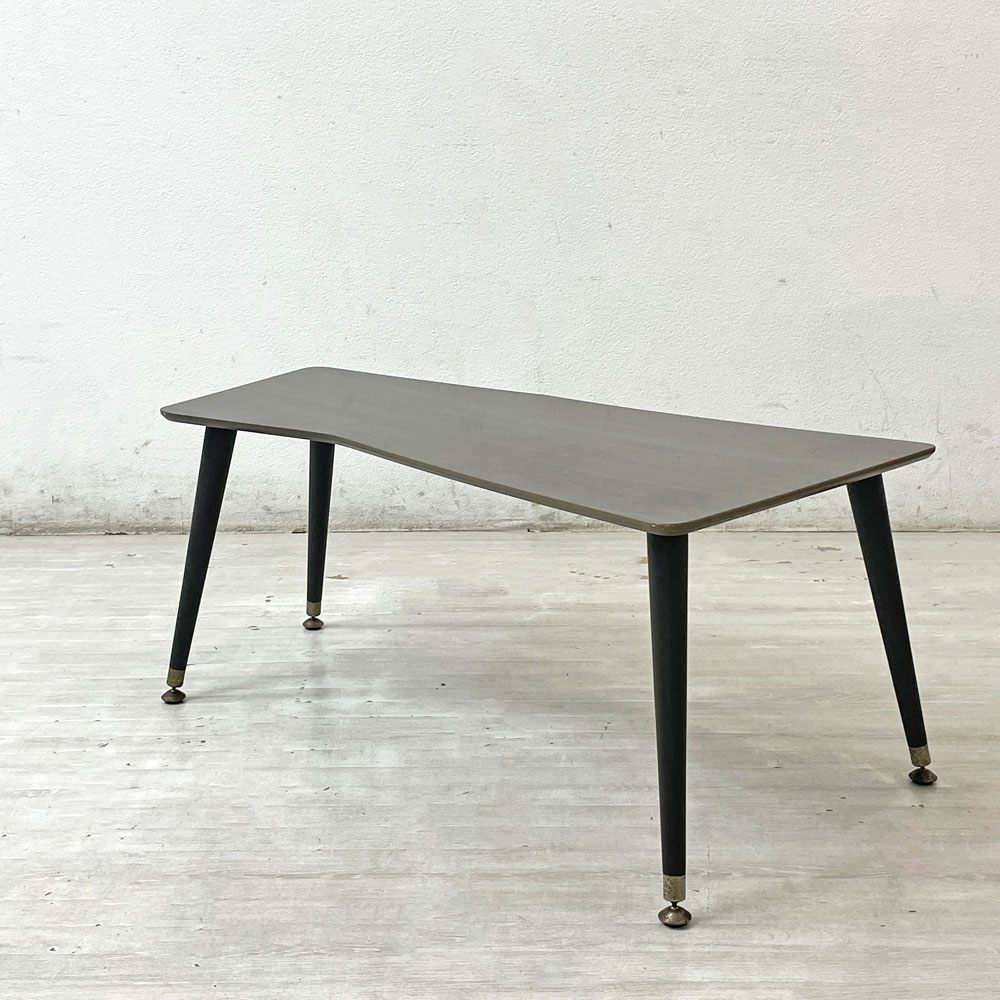 【祖師ヶ谷大蔵店】ジャパンビンテージ japan vintage デコラトップ ブーメラン型 コーヒーテーブル センターテーブル ミッドセンチュリー W86cm 買取させていただきました。