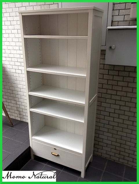 透きとおるようなホワイトの清潔感～Momo natural モモナチュラル CIELE シエル ブックシェルフ フレンチスタイル【自由が丘店】【買取と販売とレンタルのお店】