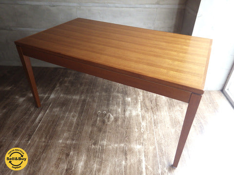 辻木工 TSUJI MOKKO チーク材 ビンテージ ダイニングテーブル ～ 惜しまぬ努力の家具。日本品質へのこだわり。  【買取と販売とレンタルのお店】