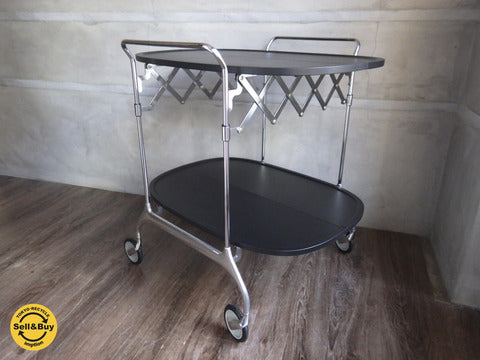 kartell カルテル / GASTONE ガストーネ 4470 折りたたみ ワゴン アントニオ・チッテリオ 定価10万 ～ イタリアの巨匠が造る上質空間を堪能する 【買取と販売とレンタルのお店】