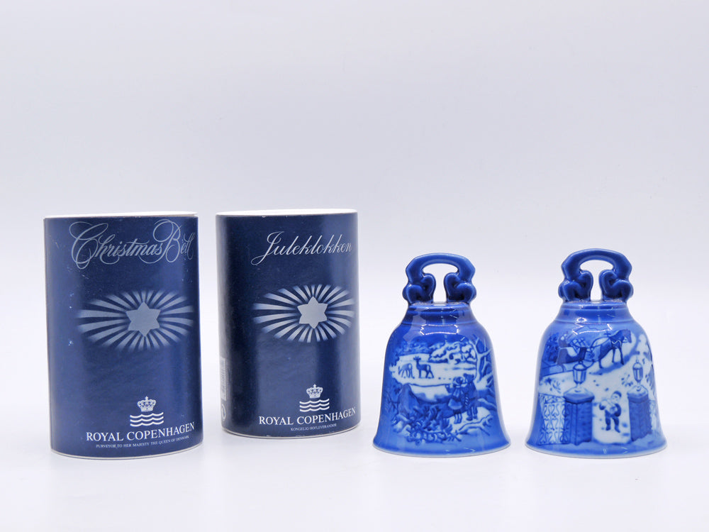 ロイヤルコペンハーゲン ROYAL COPENHAGEN クリスマスベル Christmas Bell 2002年 & 2003年 箱付 デンマーク 北欧雑貨  中古品 買い取りしました。