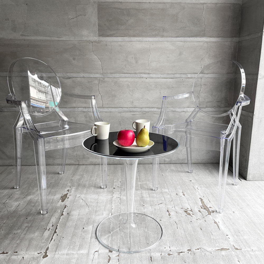 【学芸大学店】カルテル Kartell ルイゴースト LouisGhost アームチェア クリスタル スタッキング フィリップ・スタルク Philippe Starck イタリア 定価\69,700- ×2脚♪ 買取させていただきました。