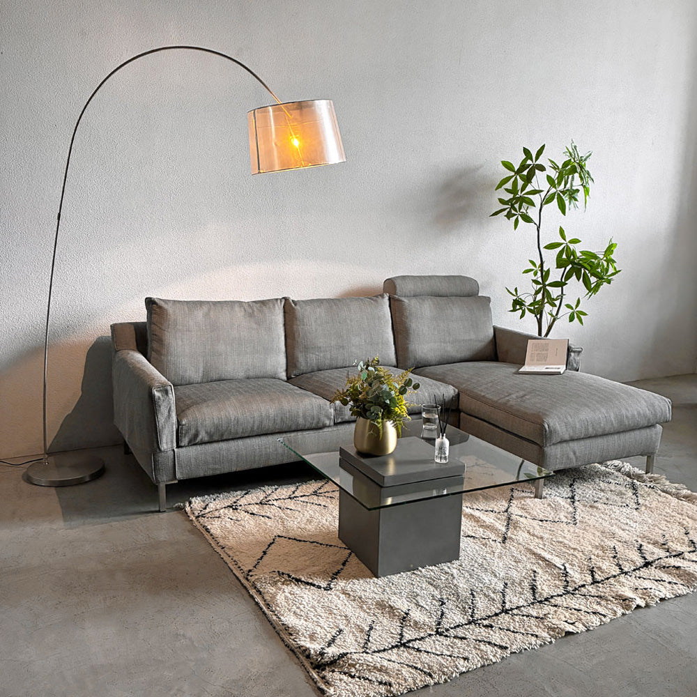 アイラーセン eilersen ストリームライン STREAMLINE カウチソファ ワイドタイプ 2P ＋ シェーズロング ＋ ヘッドレスト ＋ オーバーアームカバー 生地 COTTON-30 参考価格合計約68.4万円以上の品 #814-200 デンマーク アクタス ACTUS 取扱い 北欧家具 ～ ダニッシュモダン香るシステムソファの最高峰！ 今年3本目 ～