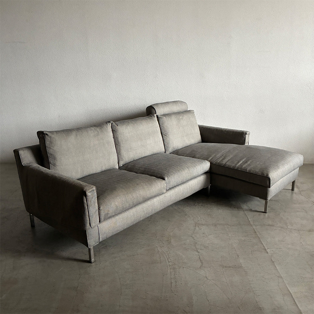 【登戸BASE店】アイラーセン eilersen ストリームライン STREAMLINE カウチソファ ワイドタイプ 2P ＋ シェーズロング ＋ ヘッドレスト ＋ オーバーアームカバー 生地 COTTON-30 参考価格合計約68.4万円以上の品 #814-200 デンマーク アクタス ACTUS 取扱い 北欧家具 ダニッシュモダン 買取させていただきました。