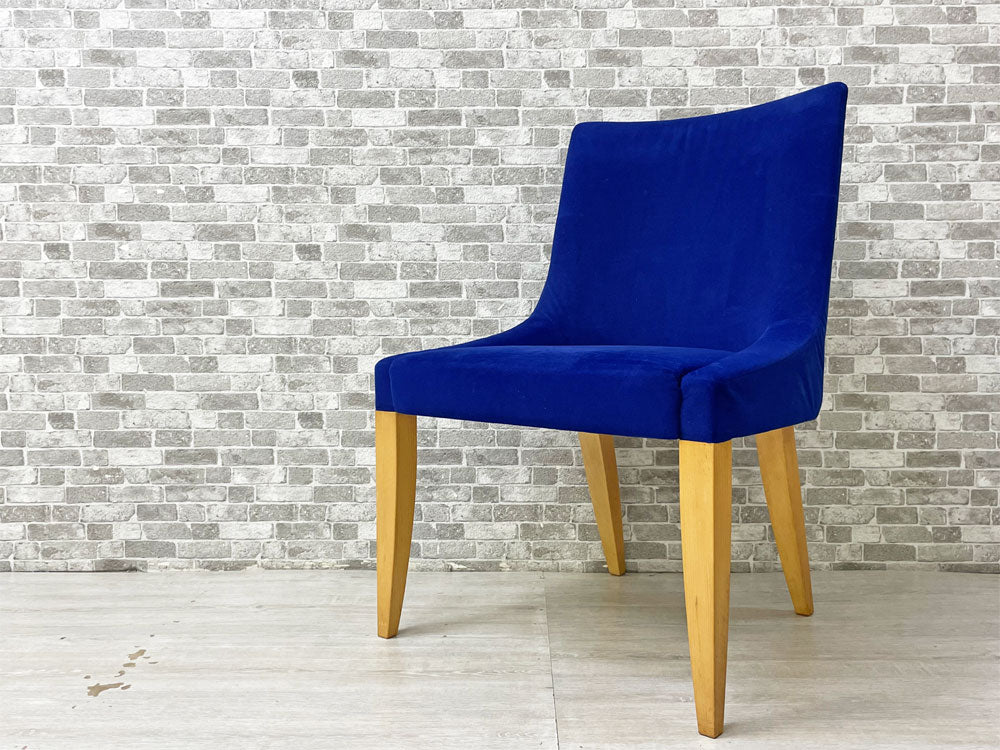 イデー IDEE ダイニングチェア ブルー ファブリック ナチュラルモダン 北欧スタイル 廃番 買い取りしました。