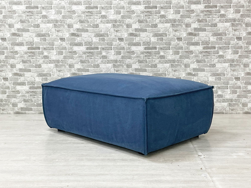 レンバシー REMBASSY マニソファ オットマン MANI sofa OTTOMAN 倉敷帆布 ネイビー系 カバーリング 定価102,800円 中古品 買い取りしました。