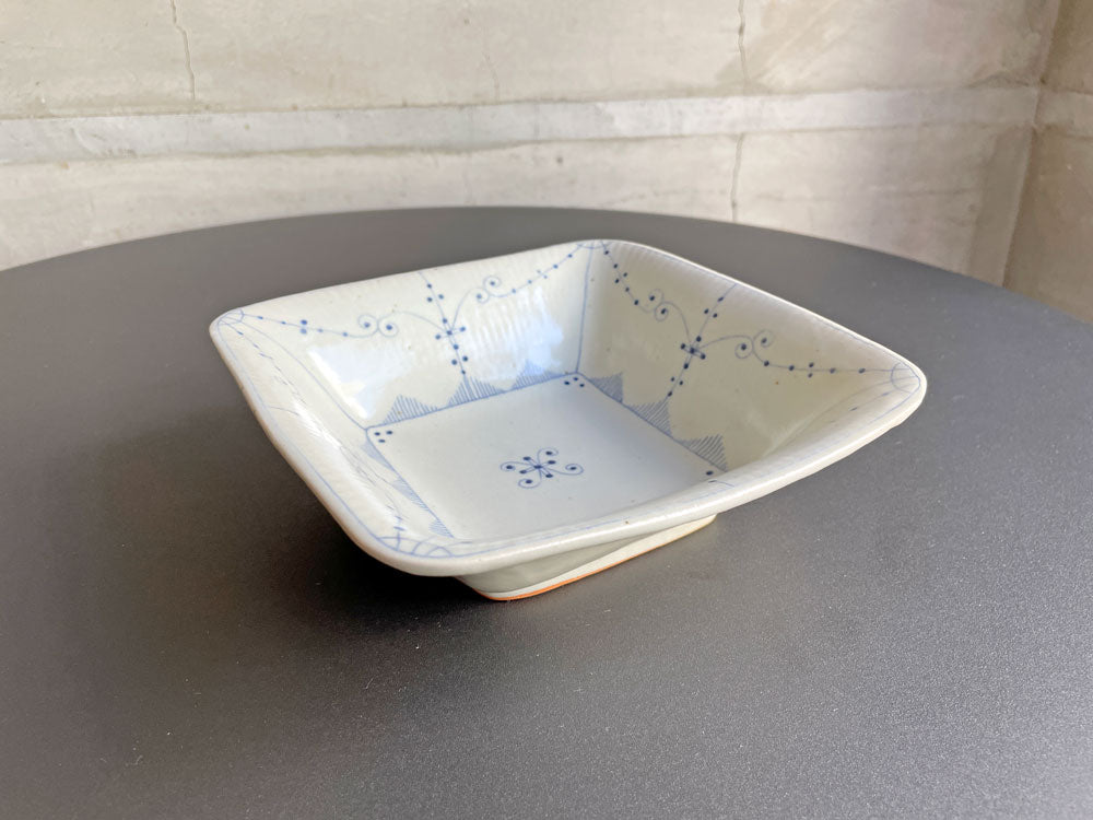 高島大樹 Takashima Daiki サキソナ SAXONA スクエア鉢 四角深皿 W19cm 現代作家 中古品 買い取りしました。