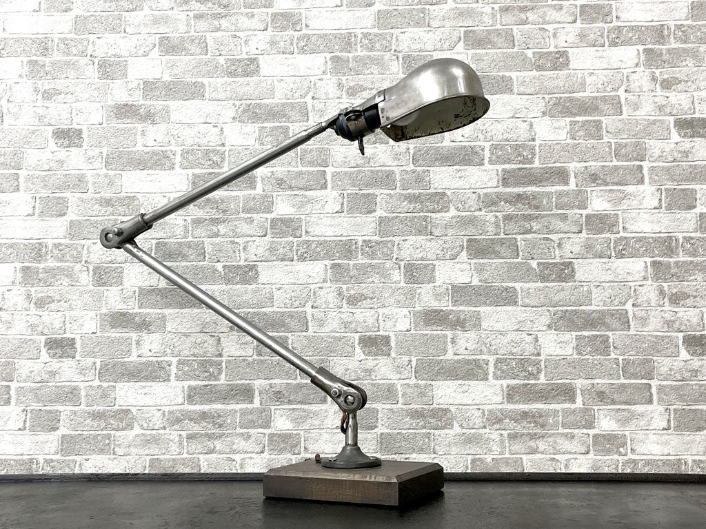 コード c:hord フランスビンテージ テーブルランプ Table Lamp デスクランプ アイアン オーク材 リメイク インダストリアル 参考価格￥78,000- 中古品 買い取りしました。