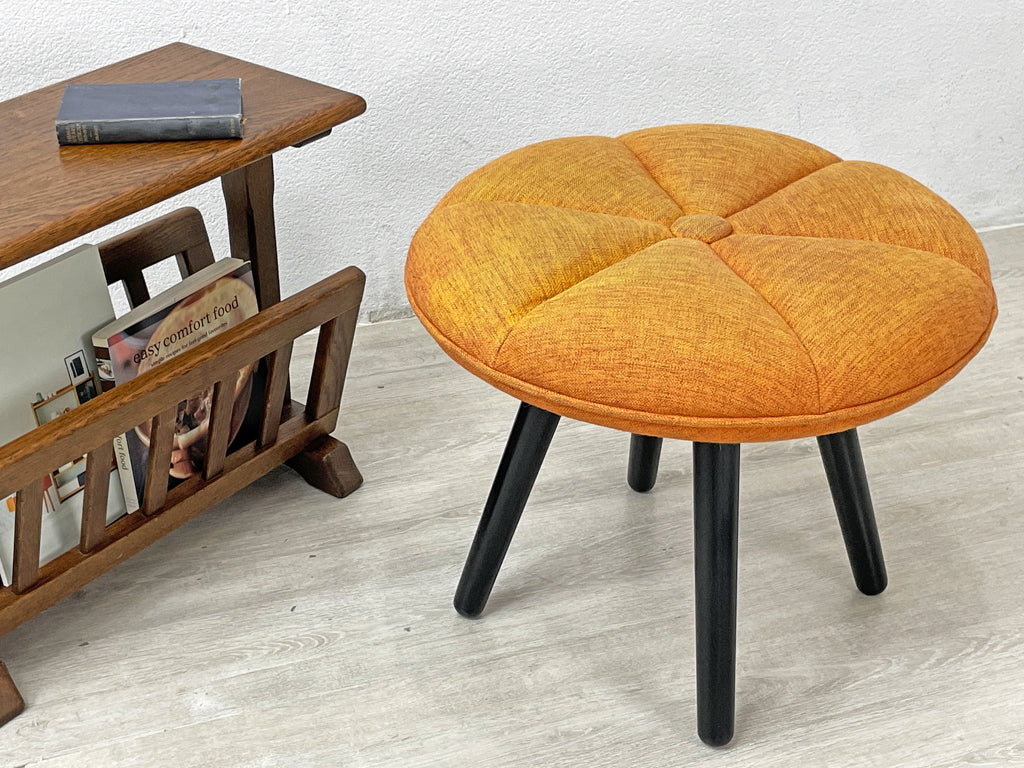 ヴェネルボ Wendelbo ウォン WON パンプキンスツール ファブリック オレンジ 365°North - Henrik Pedersen 北欧 デンマーク 中古品 買い取りしました。