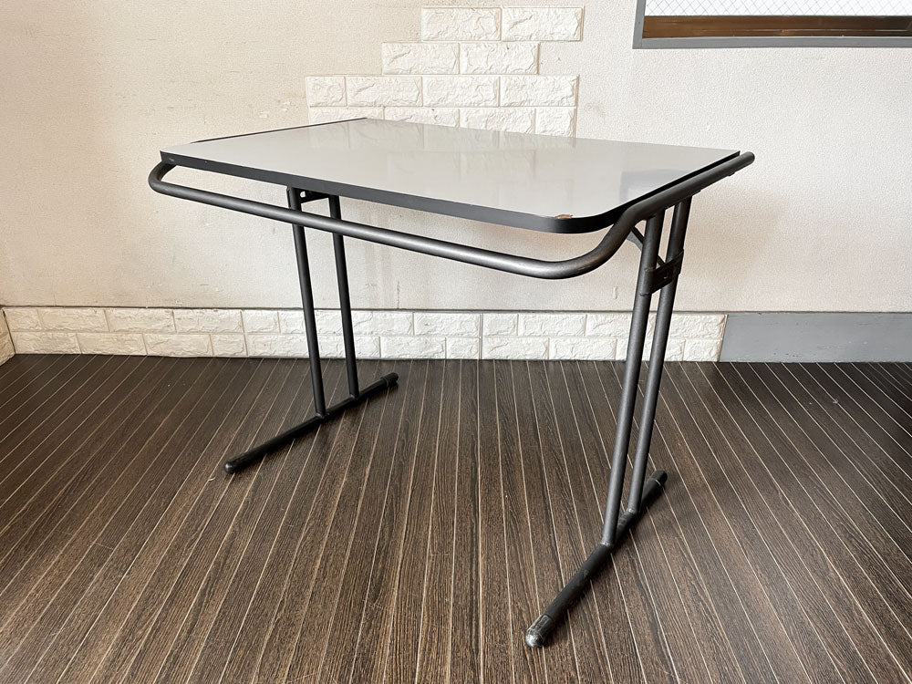 ビンテージスタイル Vintage Style フォールディングデスク ワークテーブル メラミン天板×スチール脚 W95cm 折りたたみ  中古品  買い取りしました。