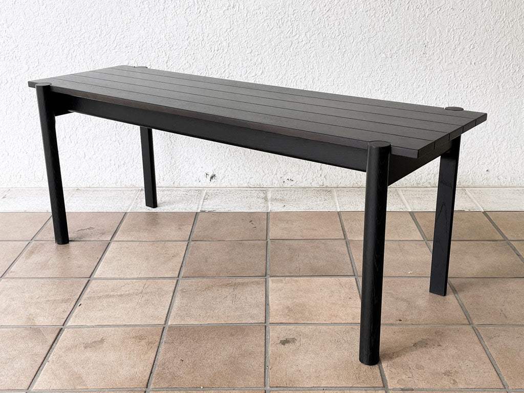 カリモクニュースタンダード Karimoku キャストール Castor シェルフ ベンチ ブラック BIG-GAME 廃番品 中古品 買い取りしました。
