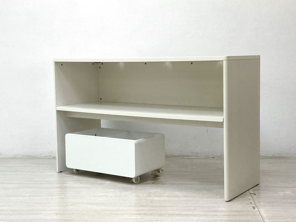 イデー IDEE キット KIT サウンド ブース SOUND BOOTH ホワイト DJブース 澁谷一星 デザイン キャスター付きレコードラック 取説付 廃番 中古品 買い取りしました。