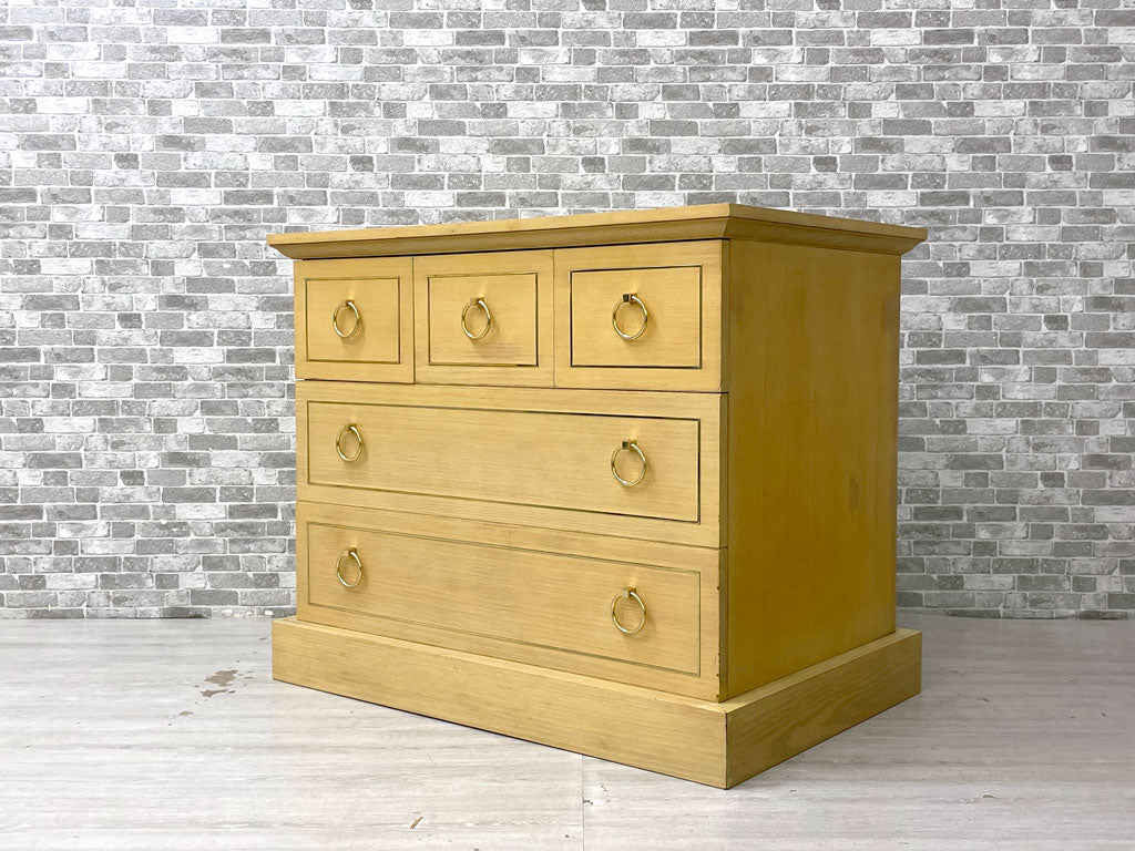 ホテルオークラ東京 Hotel Okura チェスト オブ ドロワーズ 別館 客室 備品 什器 タンス 1988年 中古品 買い取りしました。