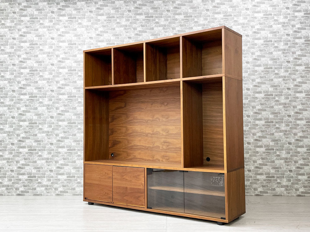 無印良品 MUJI スタッキングキャビネット Cセット オーク材 W162cm AVボード 壁面収納 ナチュラル シンプルモダン 買い取りしました。