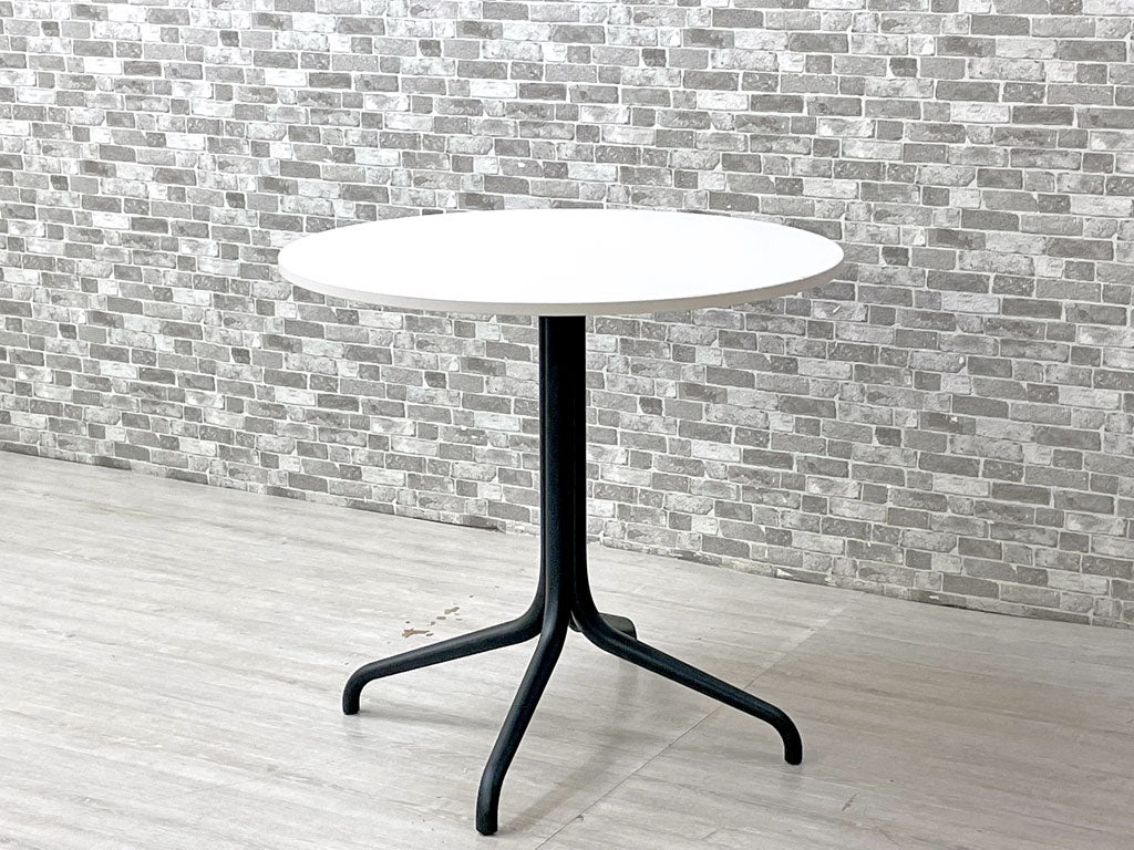 ヴィトラ vitra ベルヴィル ラウンドテーブル Belleville Round Table インドア用 メラミンホワイト天板 直径80cm ロナン&エルワン・ブルレック 定価￥95,700- 中古品 買い取りしました。