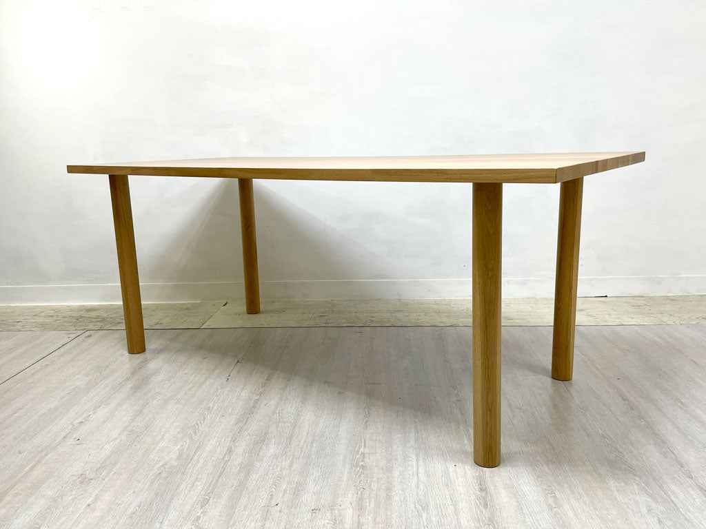 無印良品 MUJI 板と脚でできた木製テーブル ダイニングテーブル オーク無垢集成材 W180×D80cm 定価￥69,900- 中古品 買い取りしました。