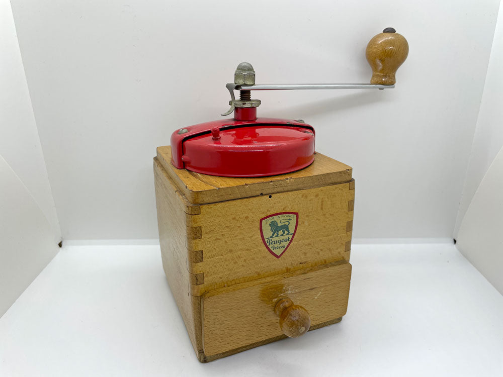 プジョー PEUGEOT コーヒーミル E8 コーヒーグラインダー 40～60's ビンテージ雑貨 レッド フランス 中古品 買い取りしました。