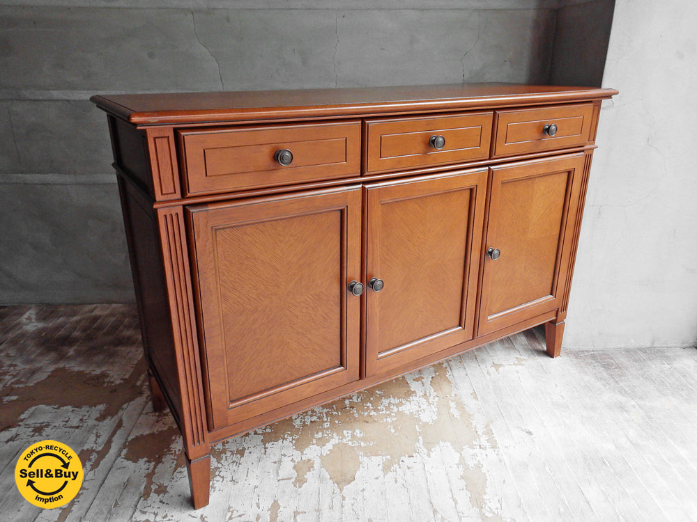 カンディハウス CONDE HOUSE バートン BURTON サイドボード キャビネット ヒッコリー材 インテリアセンター 中古品 買い取りしました。
