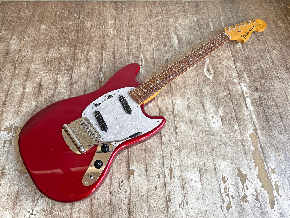 フェンダージャパン Fender Japan ムスタング MG69 キャンディアップルレッド エレキギター 2010～2012年製 中古品 買い取りしました。