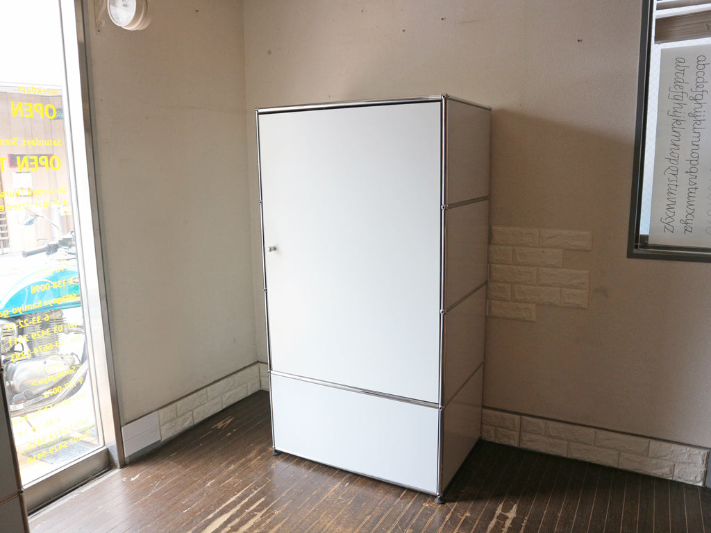 USMモジュラーファニチャー USMハラーシステム USM Haller ワードローブ クローゼット キャビネット セミオーダー ライトグレー 　中古品  買い取りしました。