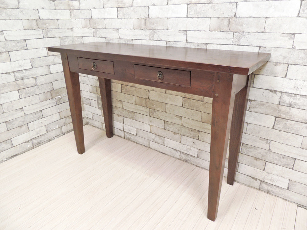 アジアンスタイル Asian Style コンソールテーブル カウンターテーブル 抽斗2杯 W120cm   中古品 買い取りしました。