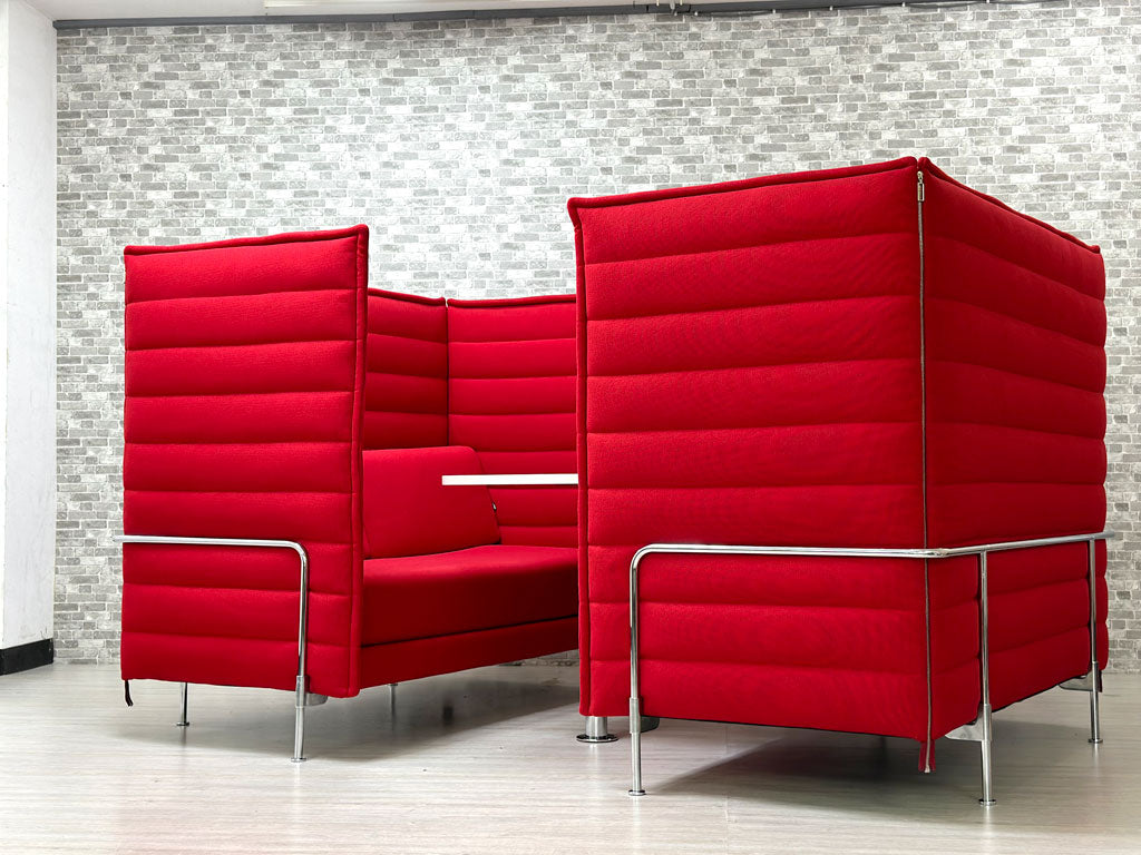 ヴィトラ vitra アルコーヴキャビン ハイバック Alcove Cabin Highback Two-Seater ソファ チェア 会議テーブル レッド ロナン＆エルワン・ブルレック 買い取りしました。