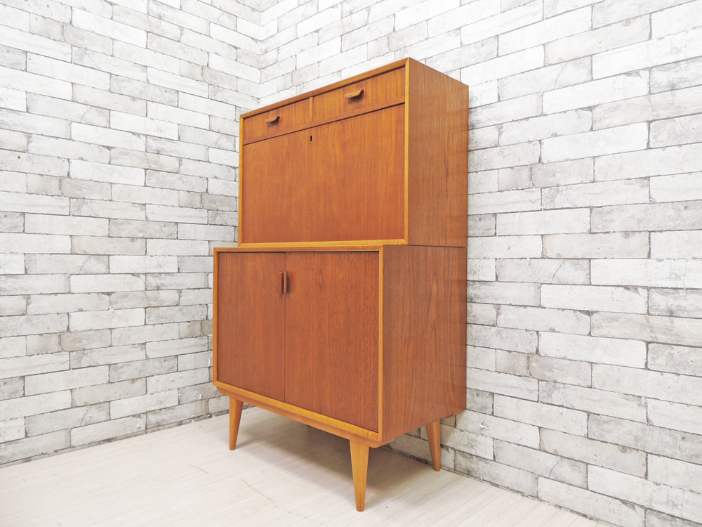 Brantorps Mobelfabrik ライティングビューローデスク ドロップリーフデスク スウェーデンビンテージ 1960年代 中古品 買い取りしました。