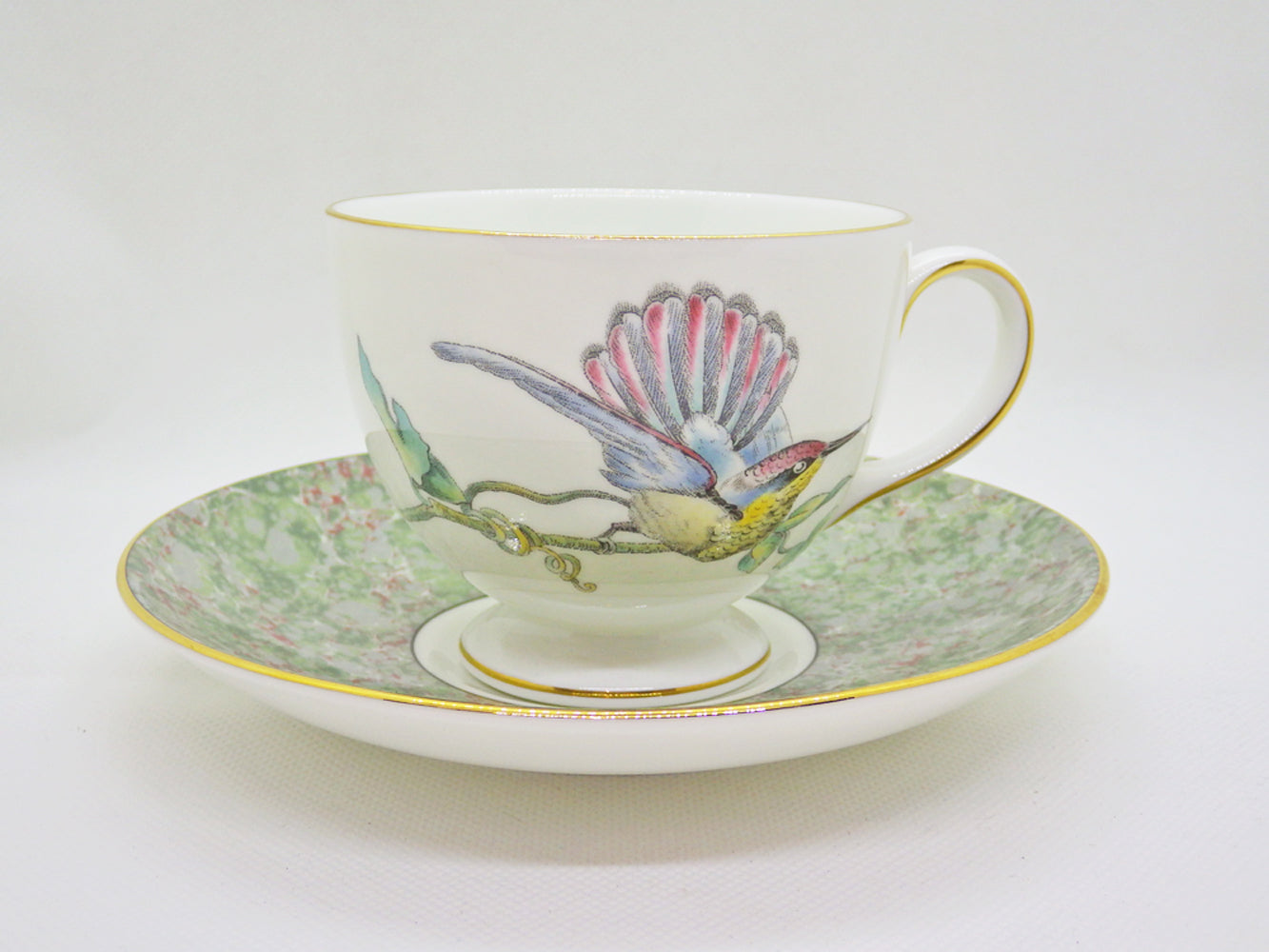 ウェッジウッド WEDGWOOD ハミングバード HUMMING BIRDS コーヒーカップ&ソーサー C&S ハチドリ 英国  中古品 買い取りしました。