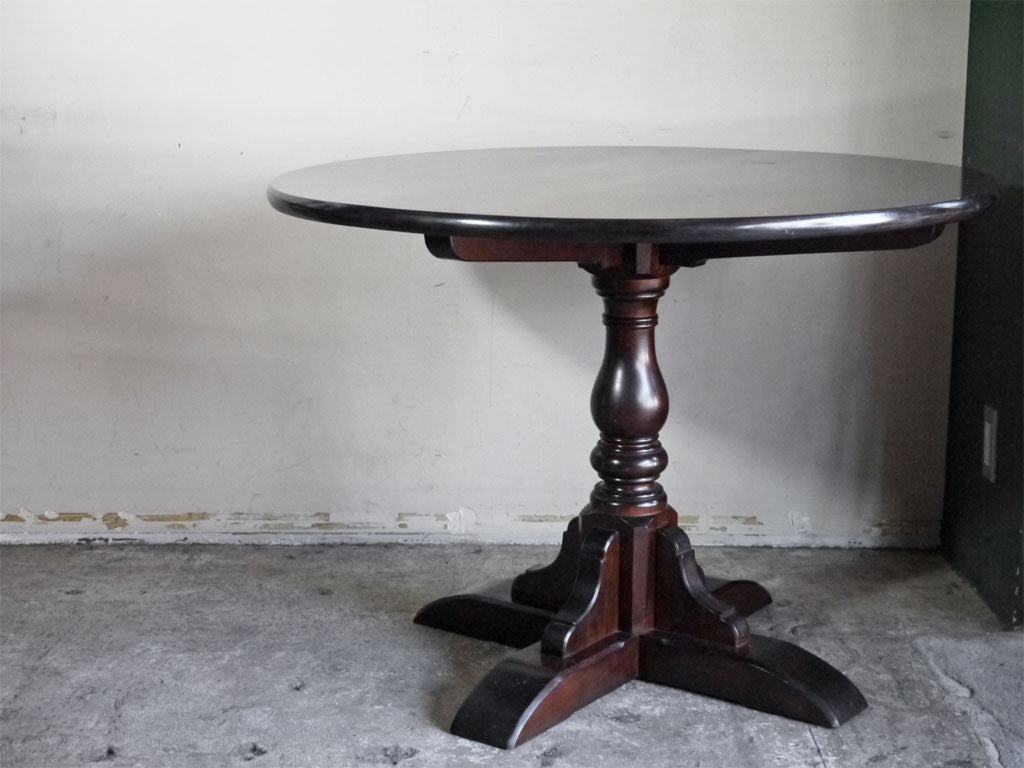 松本民芸家具 D型 ペディスタイル卓 ダイニングテーブル ラウンドテーブル ミズメザクラ Φ100cm 民藝 中古品 買い取りしました。