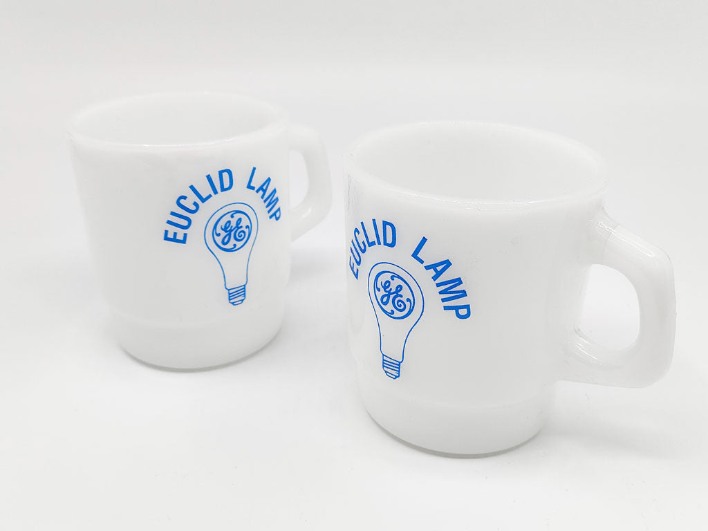 ファイヤーキング FIRE KING ゼネラル・エレクトリック GE EUCLID LAMP 広告プリント アドマグ 希少 ×2 中古品 買い取りしました。