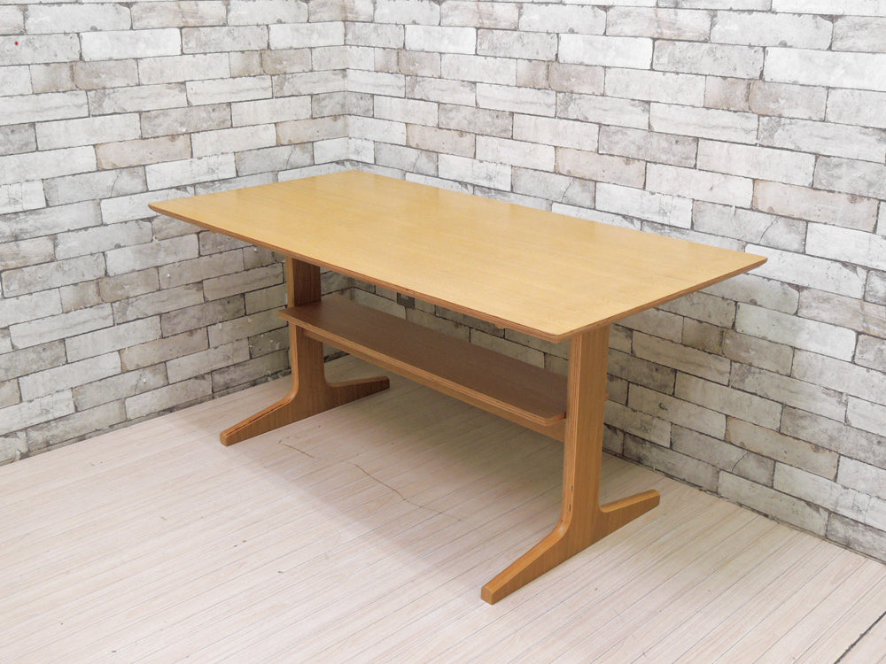 無印良品 MUJI リビングでもダイニングでもつかえる テーブル オーク材 W130cm シンプル ナチュラルデザイン 中古品 買い取りしました。