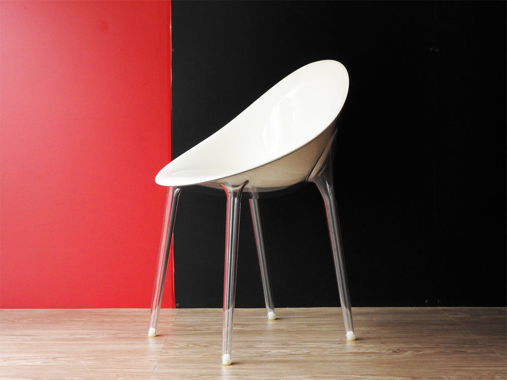 カルテル Kartell ミスターインポッシブル MR. IMPOSSIBLE ダイニングチェア ホワイト フィリップ・スタルク 定価:\63,400- イタリア  中古品  買い取りしました。