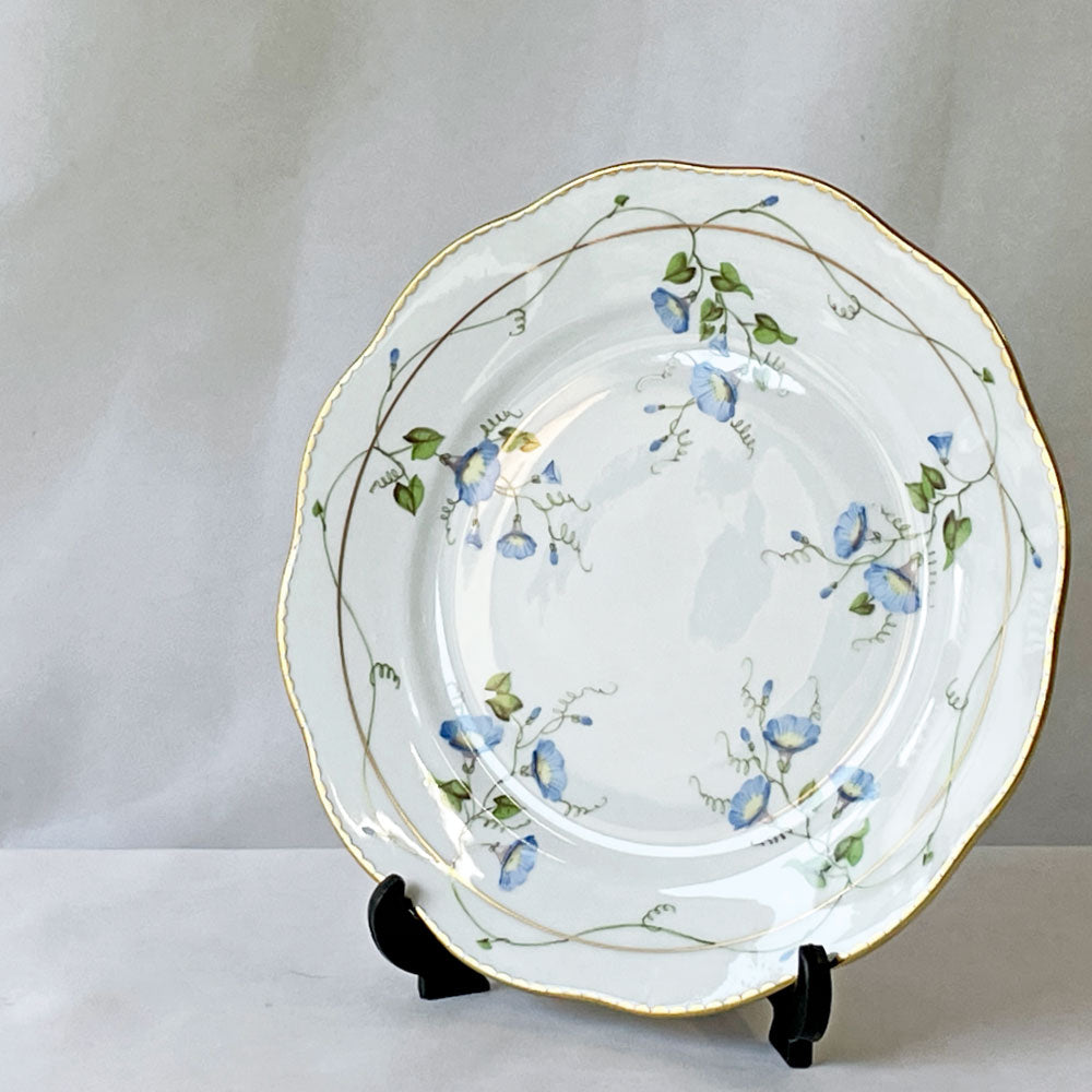 【用賀店】ヘレンド HEREND モーニンググローリー プレート Φ19cm 金彩 白磁食器 ハンドペイント アサガオ 陶器 ハンガリー 買取させていただきました。