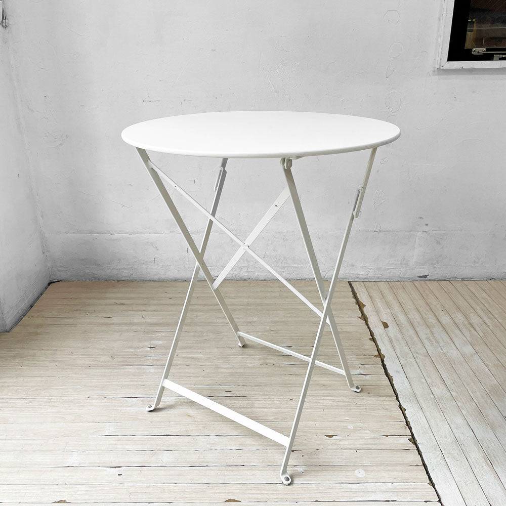 【下北沢店】フェルモブ Fermob ビストロ Bistro フォールディング ガーデンテーブル ラウンドテーブル カフェテーブル  Φ60cm フランス 買取させていただきました。