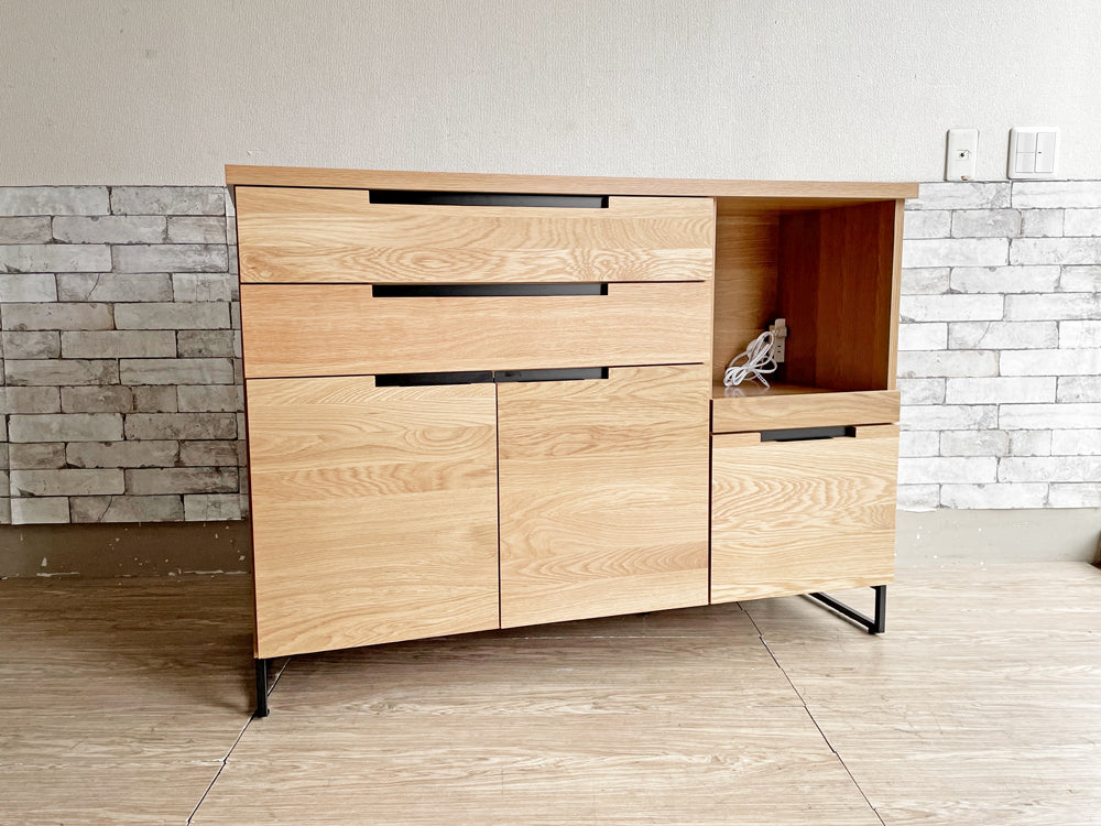 アデペシュ a.depeche スプレム splem カウンターボード counter board 1200 キッチンキャビネット オーク材 W122cm 展示美品 定価￥96,800- 買い取りしました。