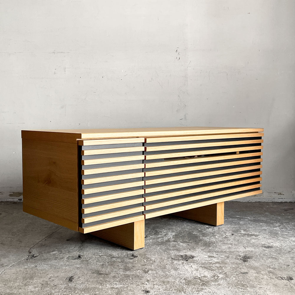 【自由が丘店】島忠 ホームズ HOME‘S ボレロII ルーバー テレビボード AVボード オーク材突板 抽斗1杯 ナチュラルデザイン 買取させていただきました。