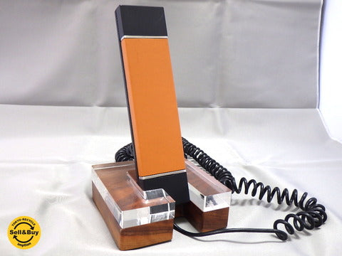 アマダナ amadana ベーシック電話機 DU-119 アクリル×ウォルナットクレードル ～ ちょっとした物だからこそ溢れるセンス【買取と販売とレンタルのお店】
