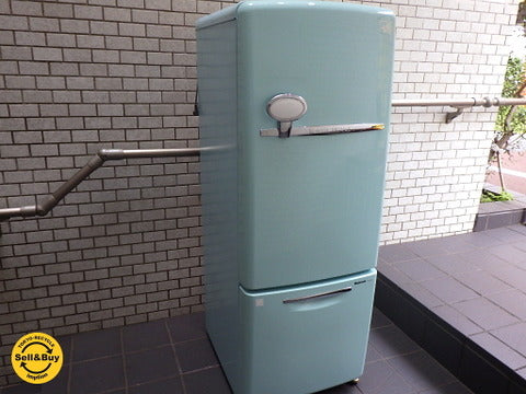 ノスタルジックデザイン WiLL FRIDGE Mini ターコイズ 2ドア 162リットル ～ デザイン家電きっての人気者‼ 希少なカラー【買取と販売とレンタルのお店】